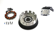 Load image into Gallery viewer, Alternator 19 Amp Charging System Kit Chrome