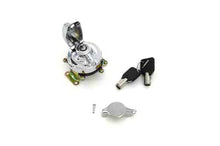 Load image into Gallery viewer, Fat Bob Ignition Switch with 5 Terminals Chrome