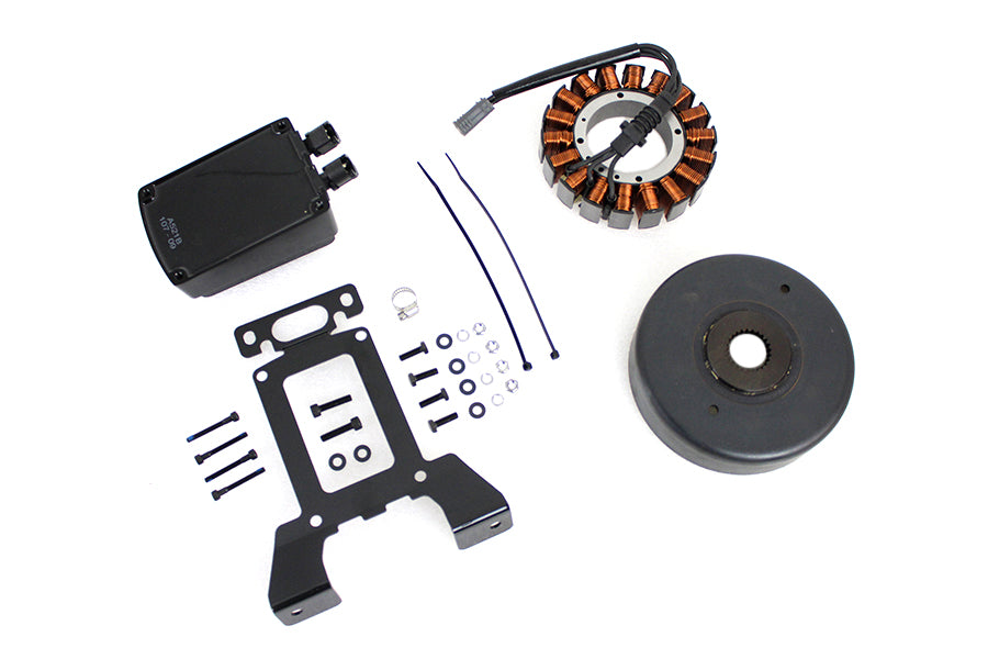 Alternator Charging System Kit 54 Amp Black