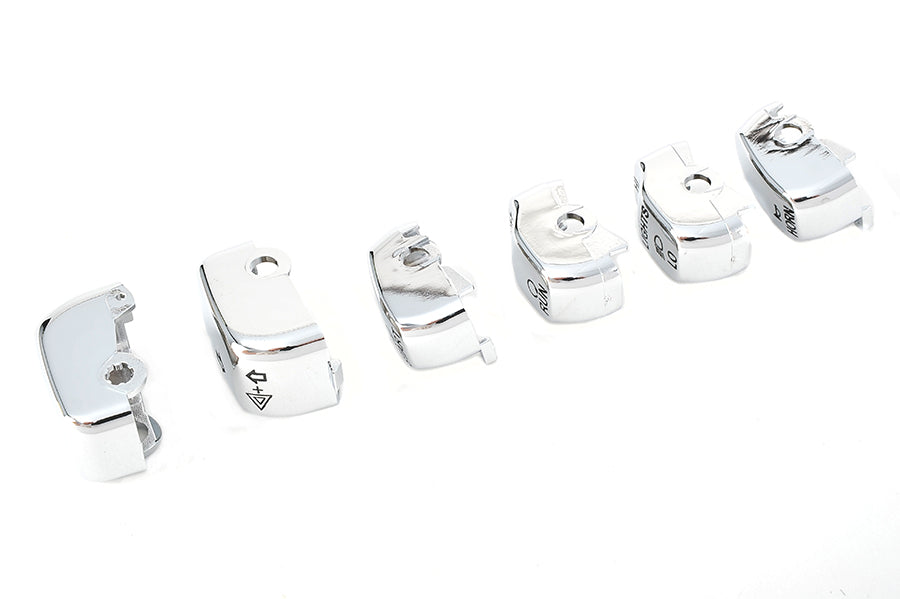 Handlebar Switch Cap Set Chrome