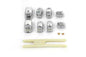 Handlebar Switch Cap Set Chrome