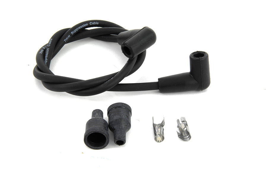 Universal Black 7mm Spark Plug Wire Kit
