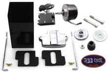 Load image into Gallery viewer, Side Valve Black 12 Volt Alternator Generator Conversion Kit