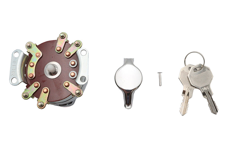 Fat Bob Ignition Switch with 6 Terminals