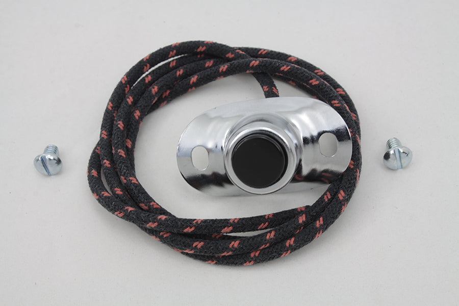 Replica Horn Switch Button Chrome
