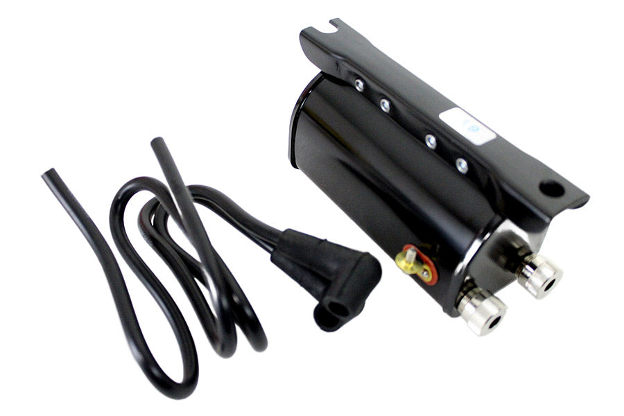 Stock 6 Volt Replica Ignition Coil 1.5 Ohms Black