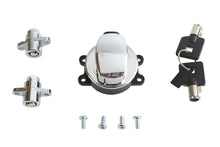 Load image into Gallery viewer, Side Hinge Ignition Switch and Saddlebag Lock Kit Chrome