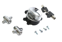 Load image into Gallery viewer, Side Hinge Ignition Switch and Saddlebag Lock Kit Chrome