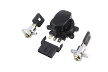 Load image into Gallery viewer, Side Hinge Ignition Switch and Saddlebag Lock Kit Black