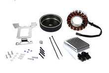 Load image into Gallery viewer, Alternator Charging System Kit 54 Amp Chrome