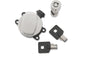 Side Hinge Ignition Switch Chrome with Fork Lock