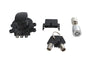 Side Hinge Ignition Switch Black with Fork Lock