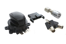 Load image into Gallery viewer, Side Hinge Ignition Switch Black with Fork Lock