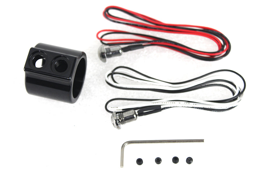 Black Dual Handlebar Button Switch Kit