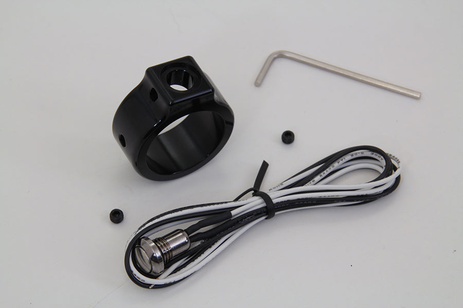 Black Single Handlebar Button Switch Kit