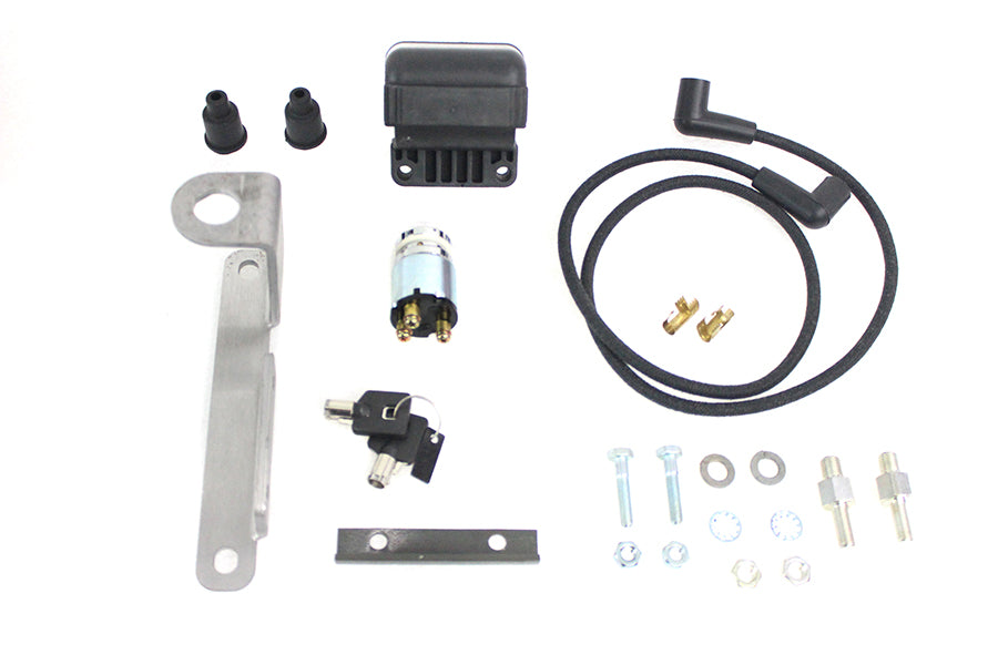 Big Twin Coil Mount with Switch Bracket Raw
