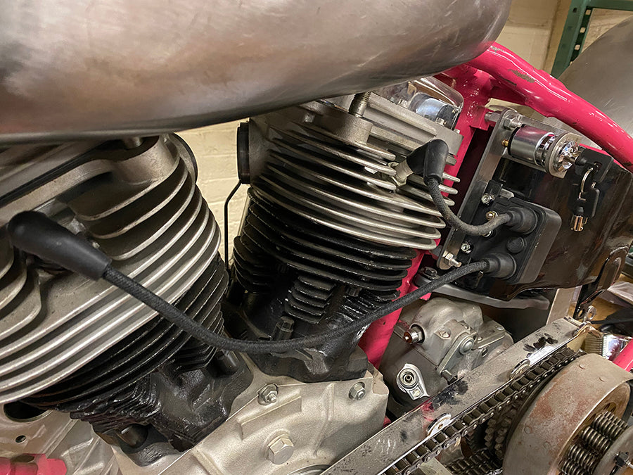 Big Twin Coil Mount with Switch Bracket Raw