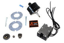 Load image into Gallery viewer, Black 12 Volt Alternator Generator Conversion Kit