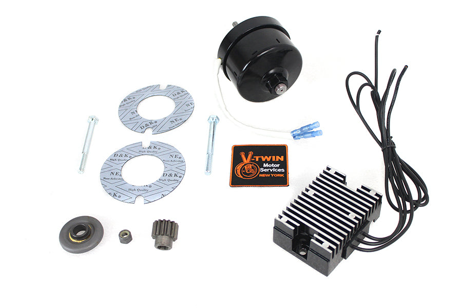 Black 12 Volt Alternator Generator Conversion Kit