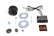 Load image into Gallery viewer, Black 12 Volt Alternator Generator Conversion Kit