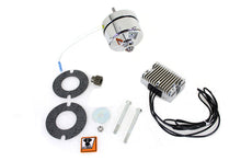 Load image into Gallery viewer, Chrome 12 Volt Alternator Generator Conversion Kit