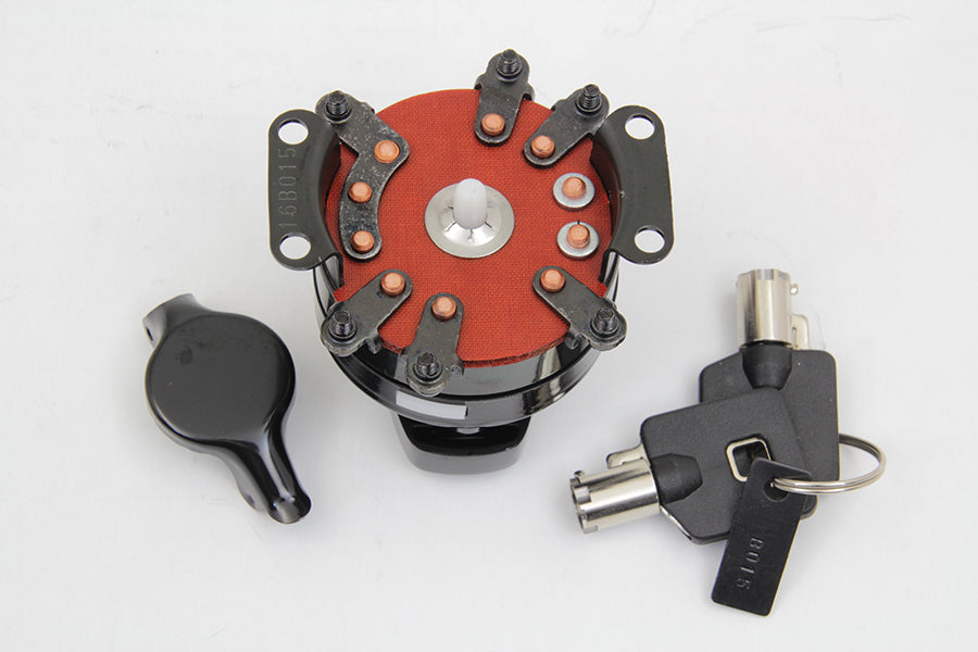 Hinge Ignition Switch 6 Terminal Gloss Black