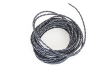 Load image into Gallery viewer, Black 25' Cloth Covered Wire with White Tracer