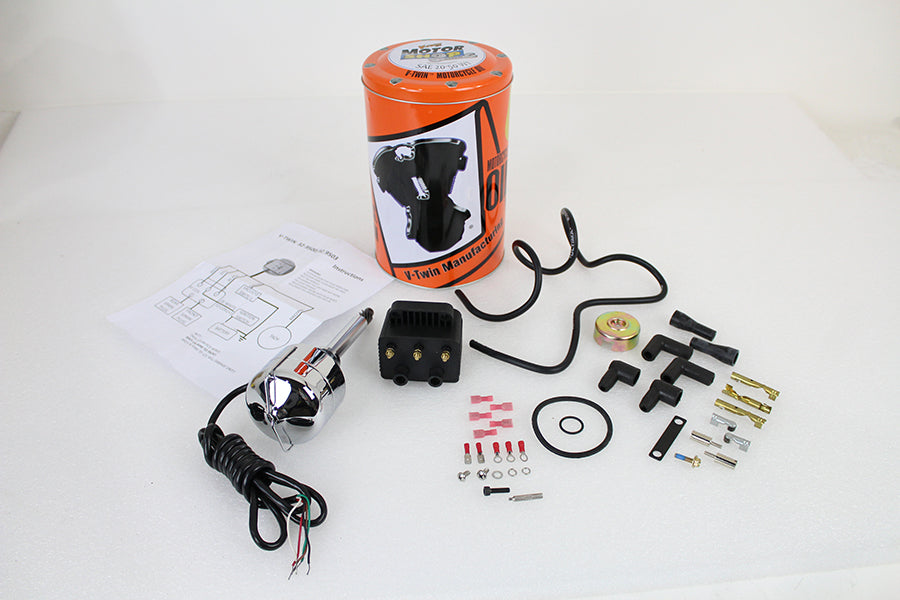 V-Fire Single Fire Electronic Ignition Distributor with Coil