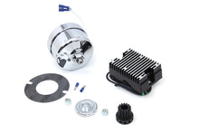 Load image into Gallery viewer, Chrome 12 Volt Alternator Generator Conversion Kit