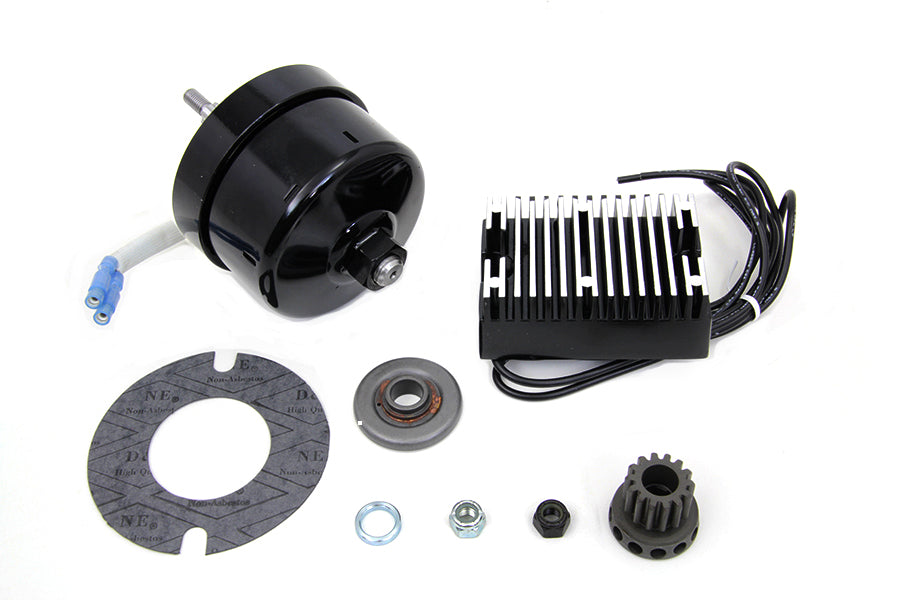 Black 12 Volt Alternator Generator Conversion Kit