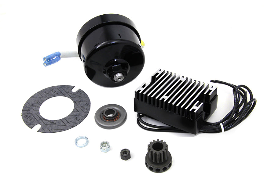 Black 12 Volt Alternator Generator Conversion Kit