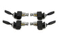 Black Bat Handle Toggle Switch Set