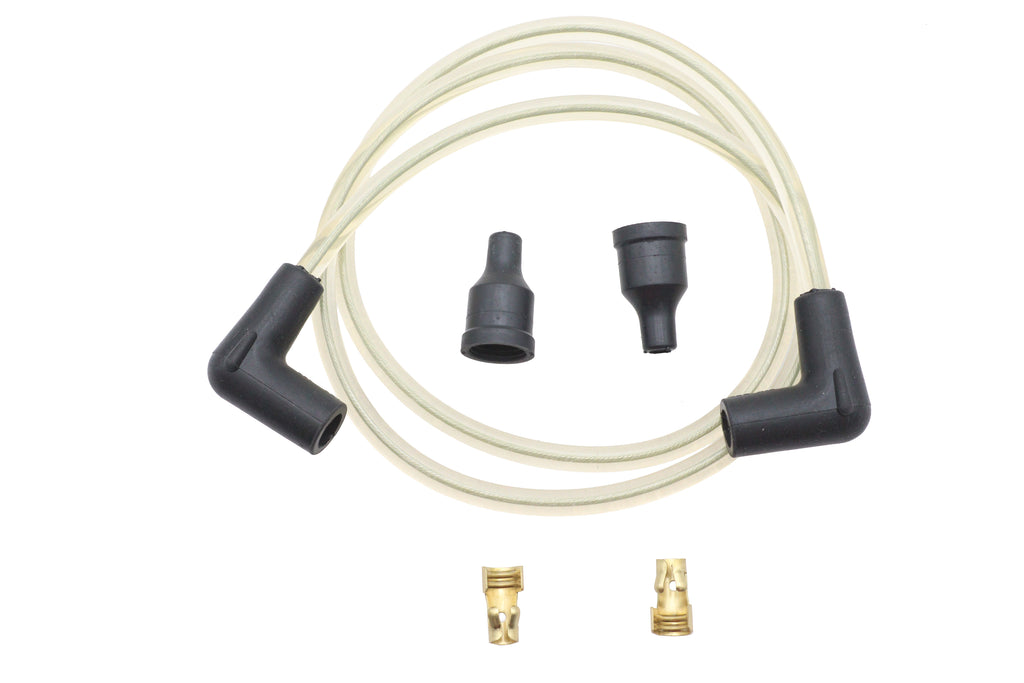 Clear Spark Plug Wire Set