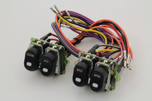 Load image into Gallery viewer, Rocker Style LED Fairing Switch Kit Black