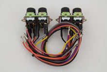 Load image into Gallery viewer, Rocker Style LED Fairing Switch Kit Black