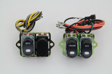 Load image into Gallery viewer, Rocker Style LED Fairing Switch Kit Black