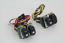 Load image into Gallery viewer, Rocker Style LED Fairing Switch Kit Black