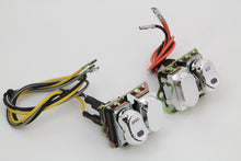 Load image into Gallery viewer, Rocker Style LED Fairing Switch Kit Chrome