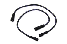 Load image into Gallery viewer, Sumax Black with Blue Tracer 7mm Spark Plug Wire Set