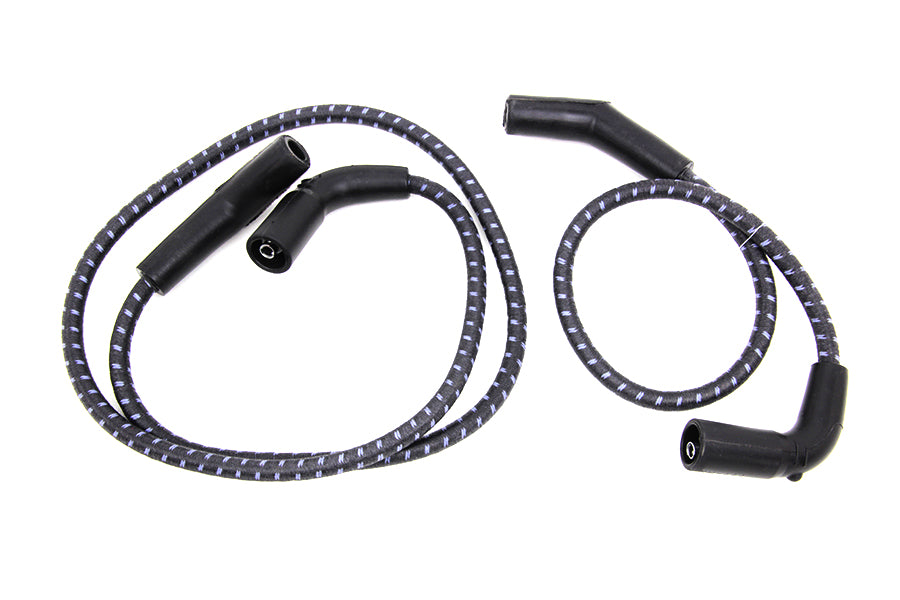 Sumax Black with Blue Tracer 7mm Spark Plug Wire Set