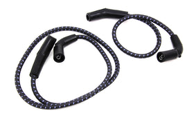 Sumax Black with Blue Tracer 7mm Spark Plug Wire Set