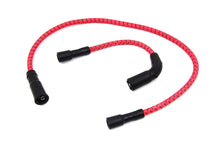 Load image into Gallery viewer, Sumax Red with Black Tracer 7mm Spark Plug Wire Set