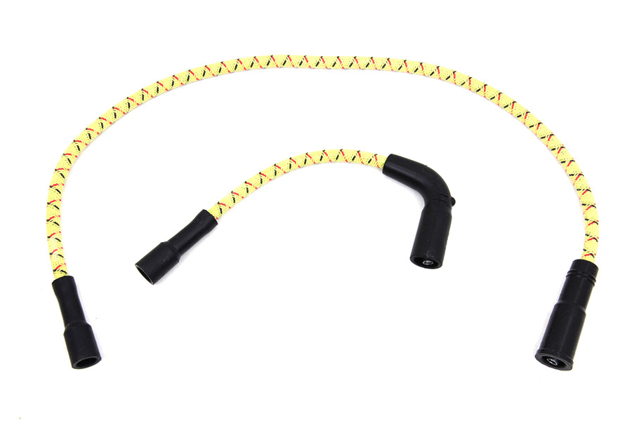 Sumax Yellow with Black & Red Tracer 7mm Spark Plug Wire Set