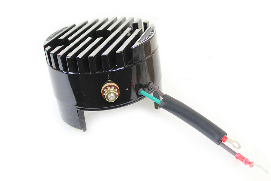 Black 12 Volt Regulator End Cover