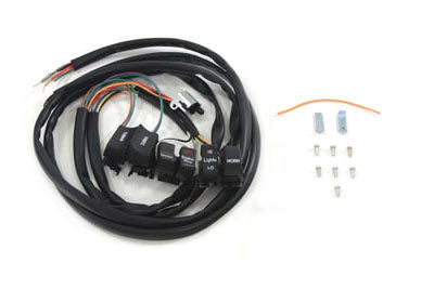 Black 48 inch Handlebar Switch Kit