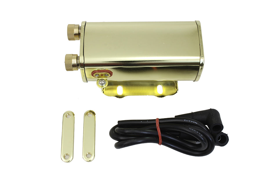 Brass Plated 6 Volt Ignition Coil 1.5 Ohms