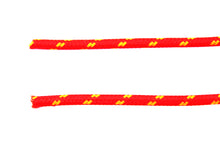 Load image into Gallery viewer, Red with Yellow Dot 25' Braided Wire