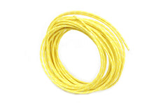 Load image into Gallery viewer, Yellow with White Dot 25' Braided Wire