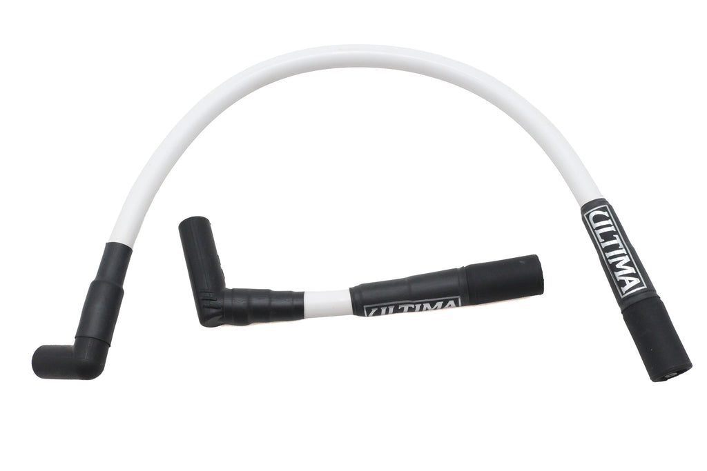 Ultima 8mm High Performance Spark Plug Wire Set White