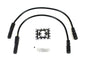 Accel 8mm S/S Spiral Core Ignition Wire Set Black